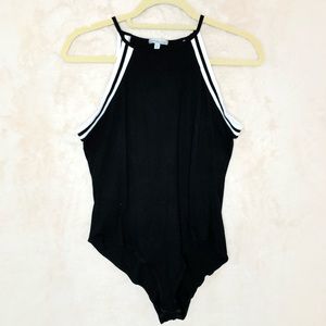 CHARLOTTE RUSSE BLACK BODY SUIT SZ LARGE